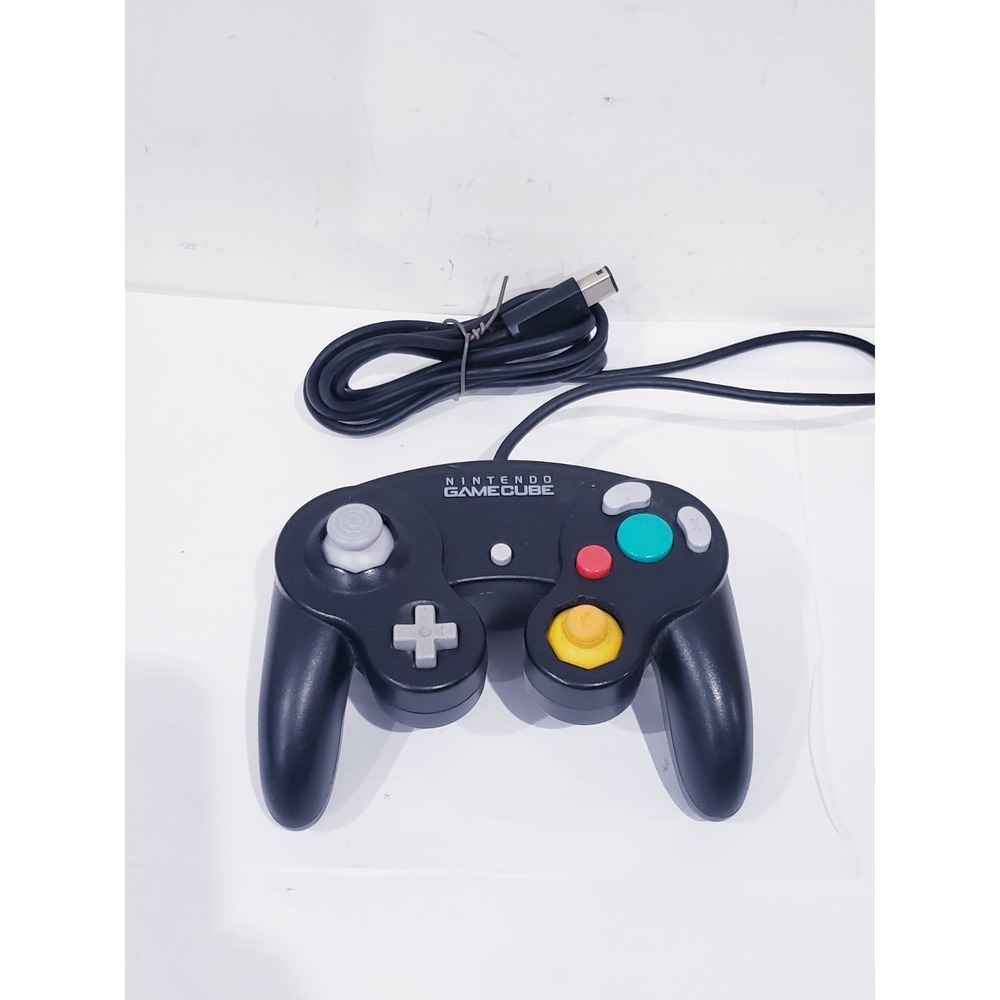 OEM Nintendo Gamecube Controller Black DOL-003 Tested